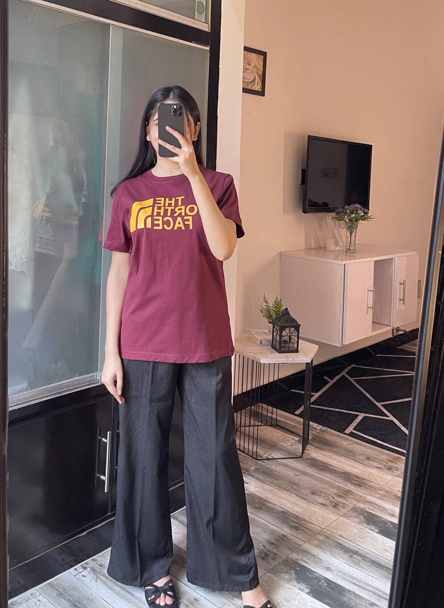 Maroon Horizon Tee - Image 2
