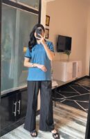 Azure Elegance Polo