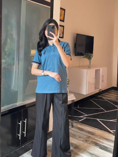 Azure Elegance Polo
